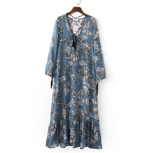 Boho Dress Byron Bay Blue